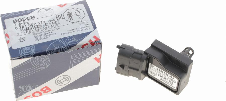 BOSCH 0 281 002 573 - Sensor, boost pressure parts5.com