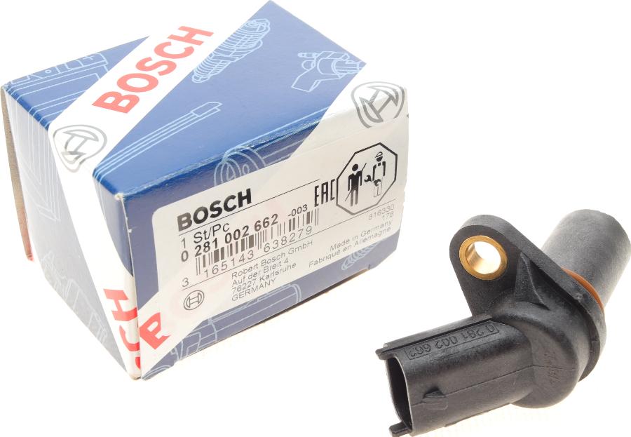 BOSCH 0 281 002 662 - Импулсен датчик, колянов вал parts5.com