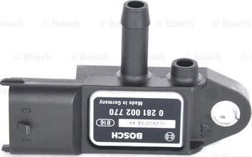 BOSCH 0 281 002 770 - Датчик, давление выхлопных газов parts5.com