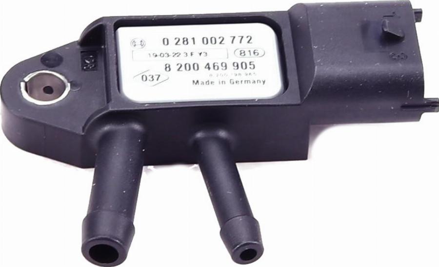 BOSCH 0 281 002 772 - Snímač tlaku výfukových plynov parts5.com