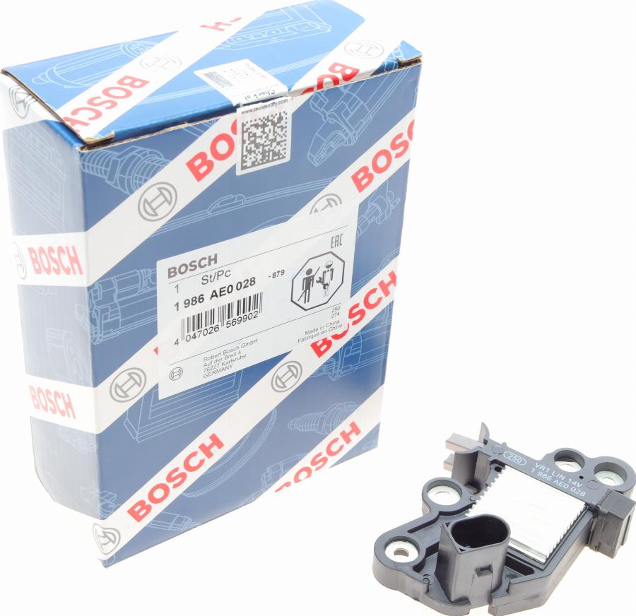 BOSCH 1 986 AE0 028 - Generaatori pingeregulaator parts5.com