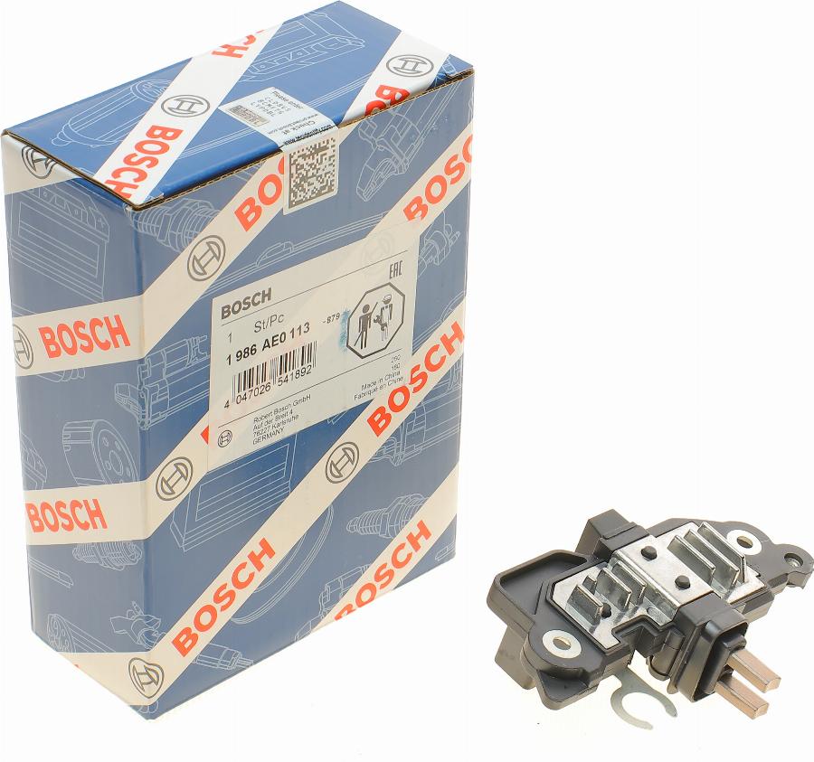 BOSCH 1 986 AE0 113 - Voltage regulator, alternator parts5.com