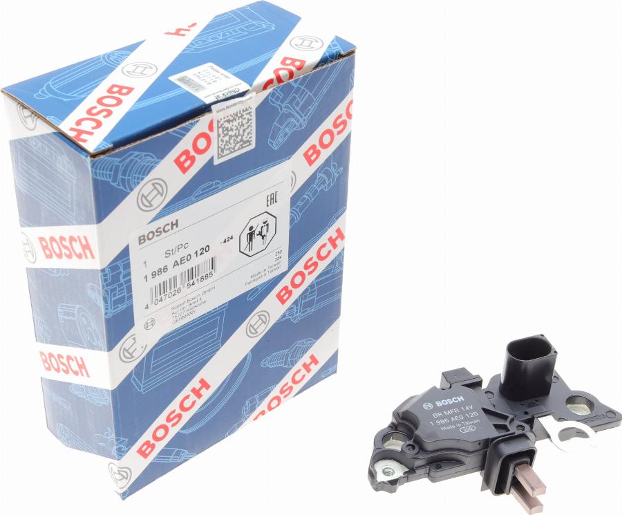 BOSCH 1 986 AE0 120 - Ρυθμιστής γεννήτριας parts5.com