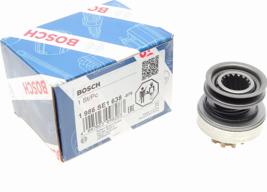 BOSCH 1 986 SE1 638 - Pinion, starter parts5.com