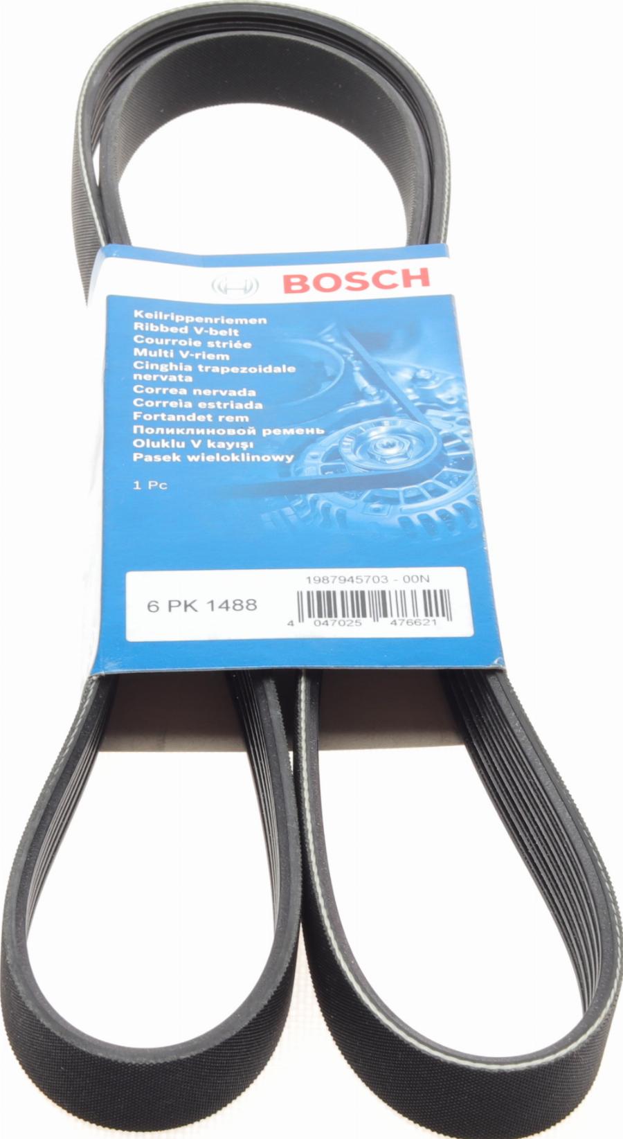 BOSCH 1 987 945 703 - Curea transmisie cu caneluri parts5.com