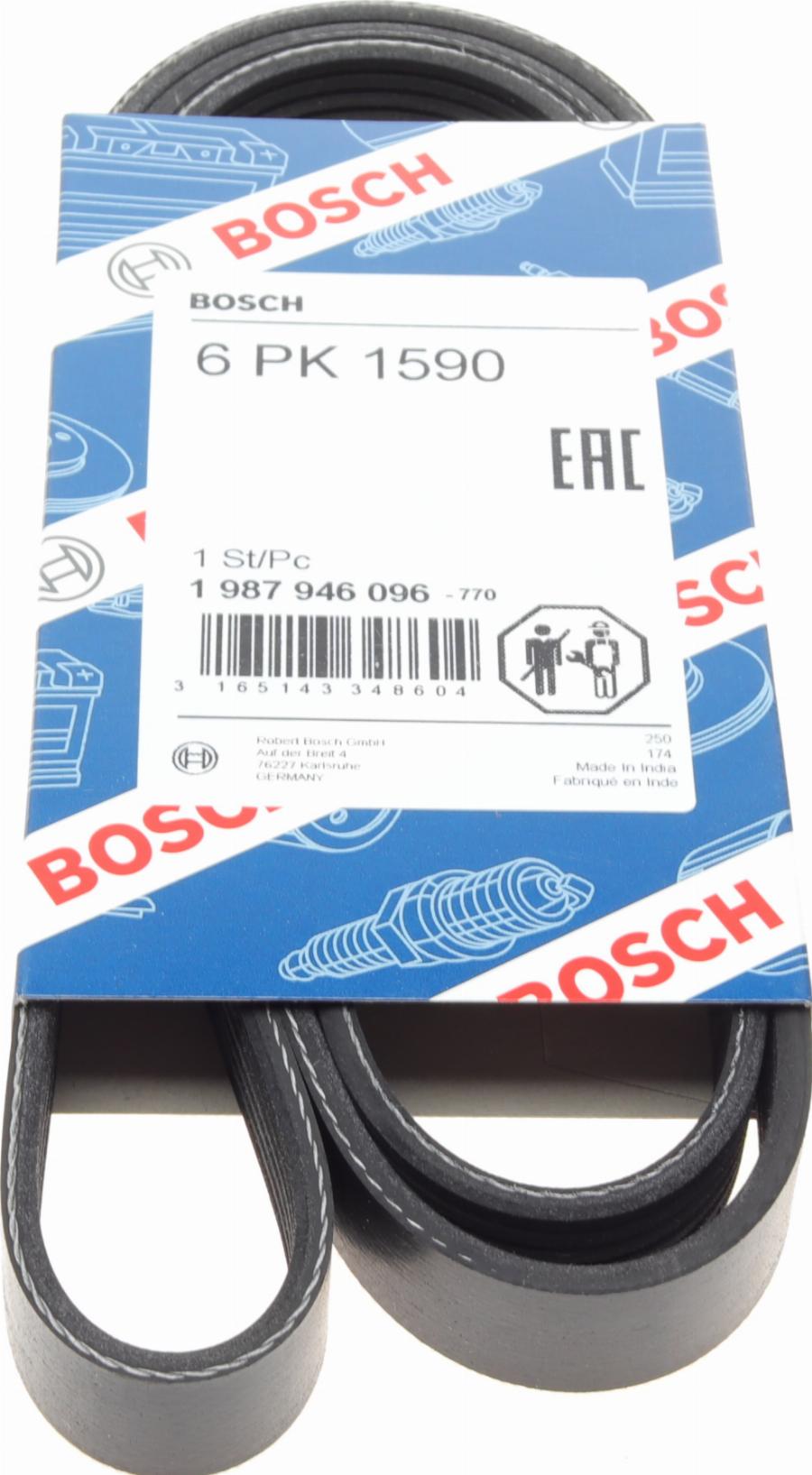 BOSCH 1 987 946 096 - Klinasti rebrasti kaiš parts5.com