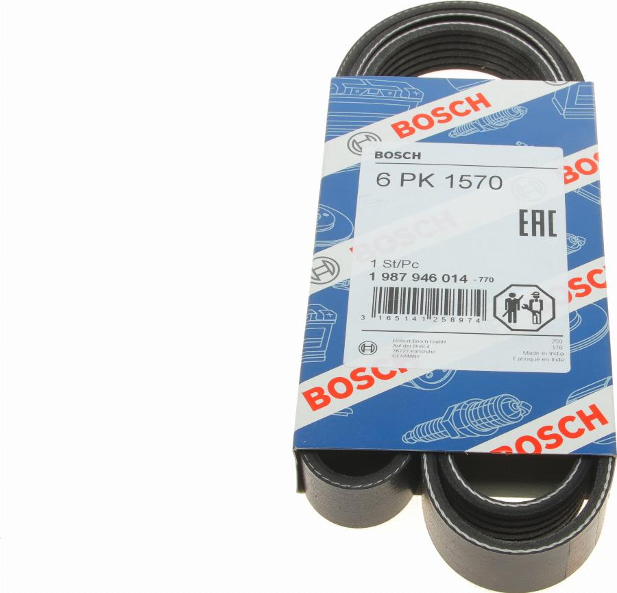 BOSCH 1 987 946 014 - Curea transmisie cu caneluri parts5.com