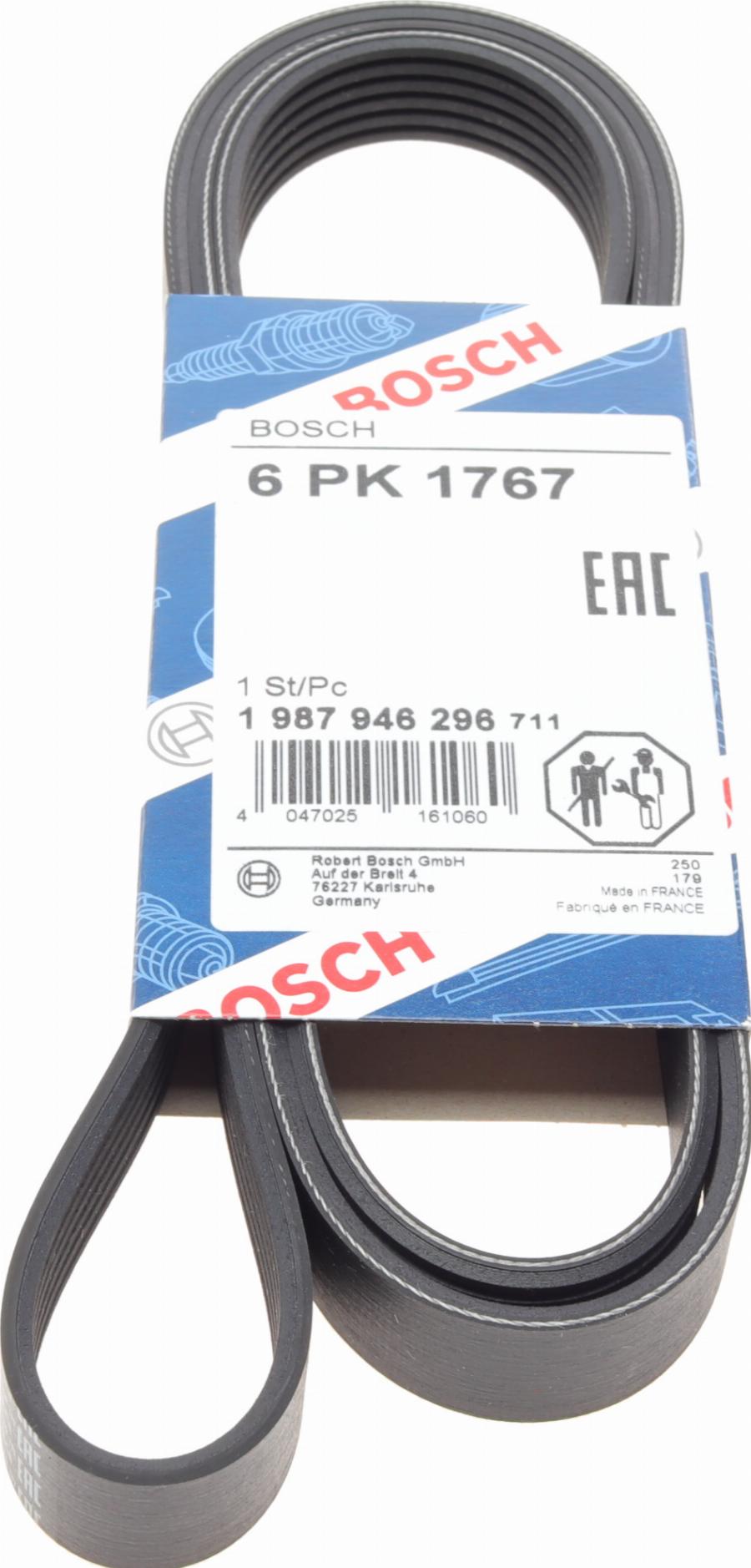 BOSCH 1 987 946 296 - V-Ribbed Belt parts5.com