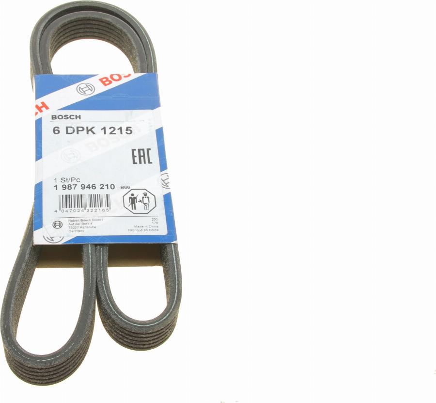 BOSCH 1 987 946 210 - V-Ribbed Belt parts5.com