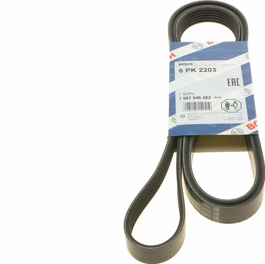 BOSCH 1 987 946 282 - V-Ribbed Belt parts5.com