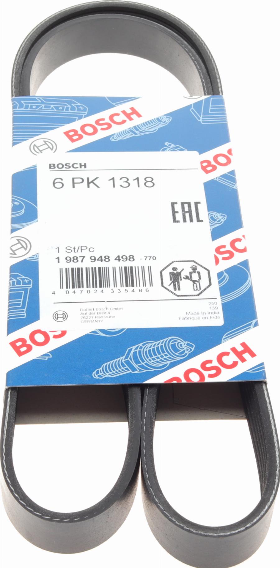 BOSCH 1 987 948 498 - Поликлиновой ремень parts5.com