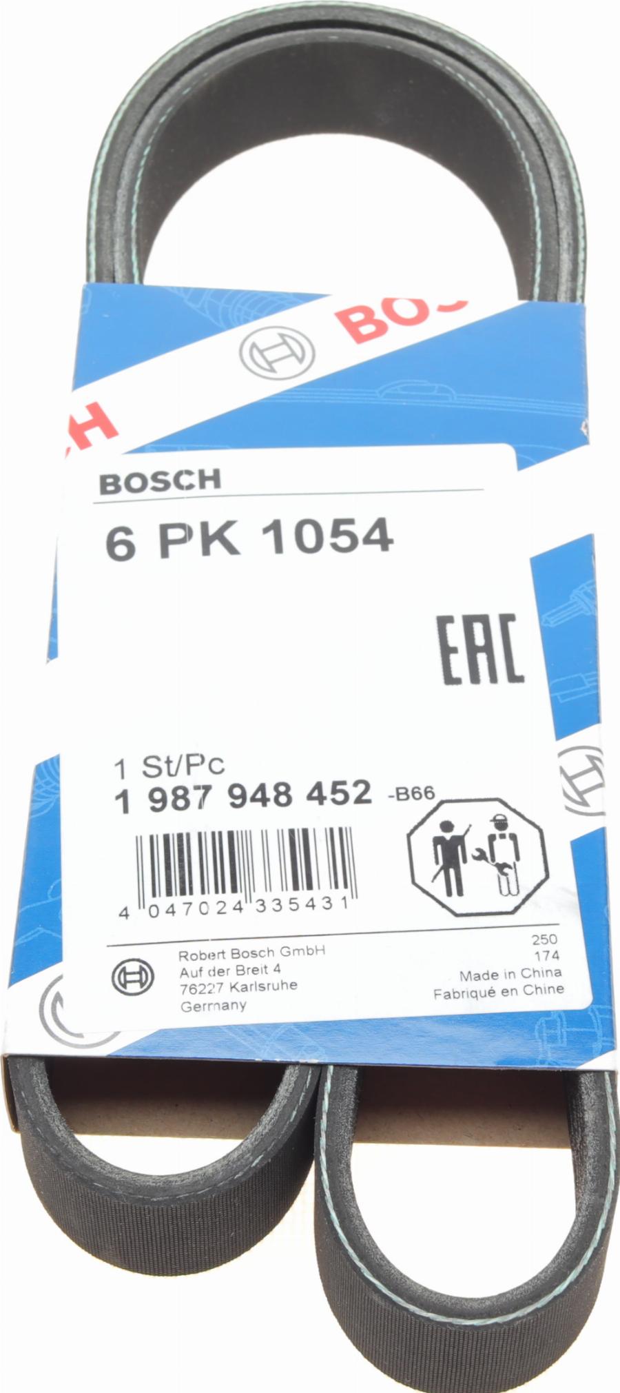 BOSCH 1 987 948 452 - Correa trapecial poli V parts5.com