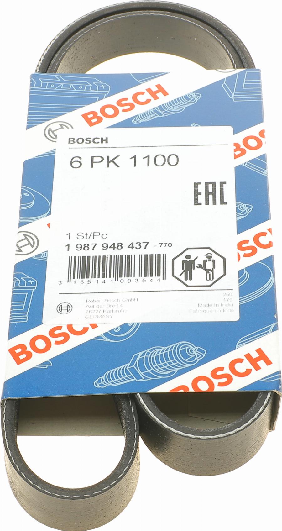 BOSCH 1 987 948 437 - Pasek klinowy wielorowkowy parts5.com