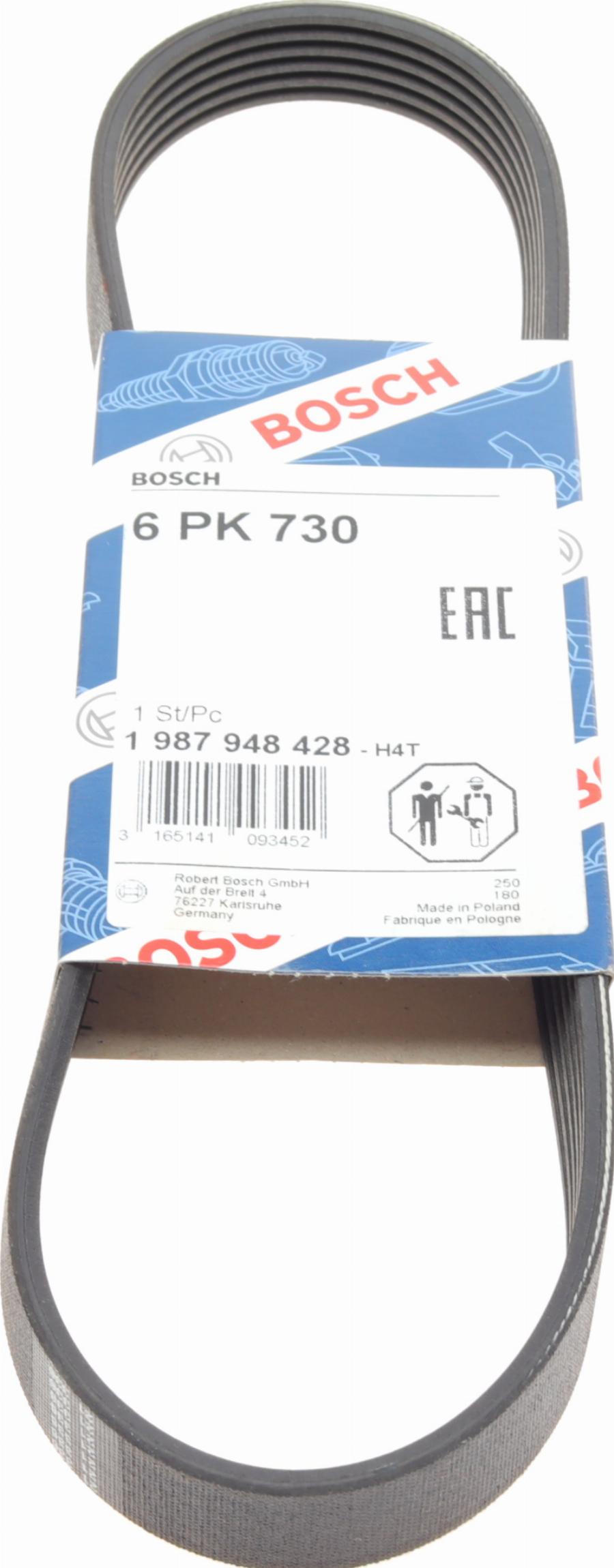 BOSCH 1 987 948 428 - Klinasti rebrasti remen parts5.com