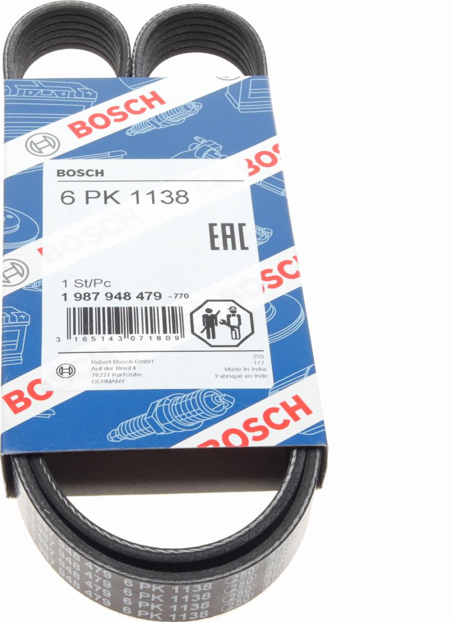 BOSCH 1 987 948 479 - Ozubený klínový řemen parts5.com