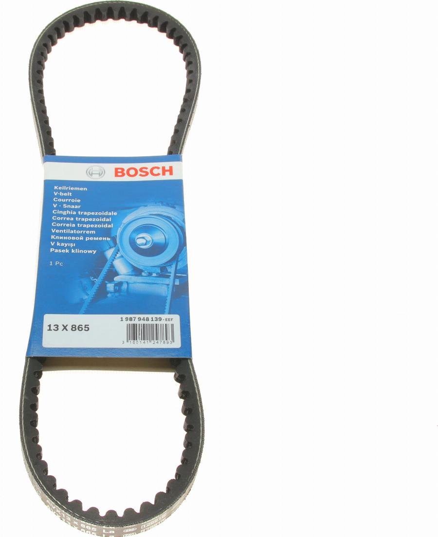 BOSCH 1 987 948 139 - Klinasti remen parts5.com