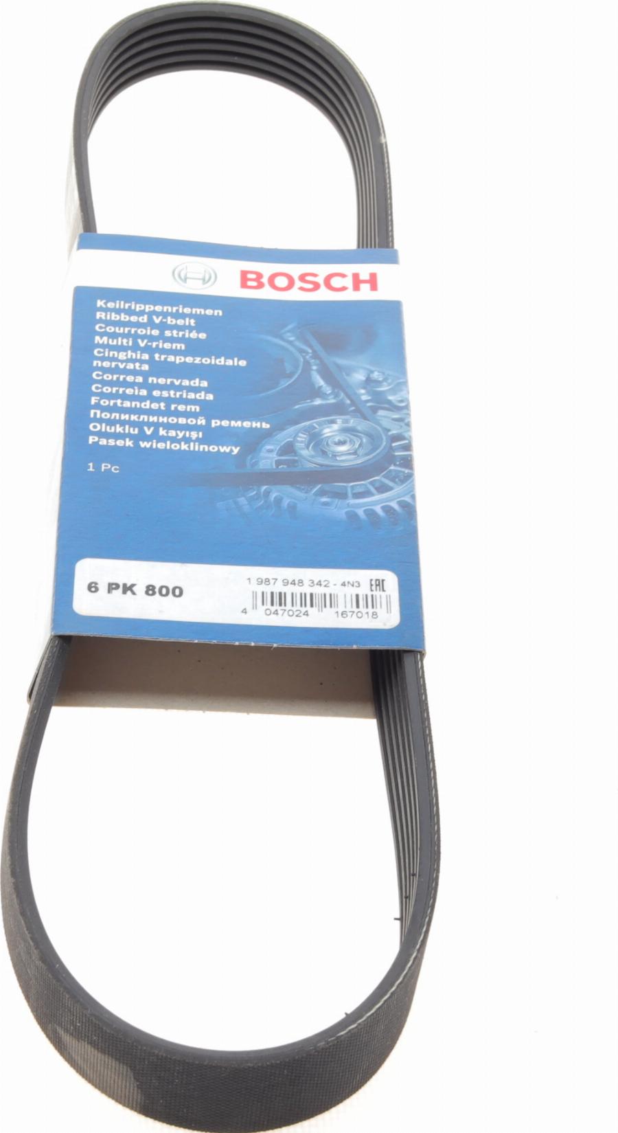 BOSCH 1 987 948 342 - Courroie trapézoïdale à nervures parts5.com