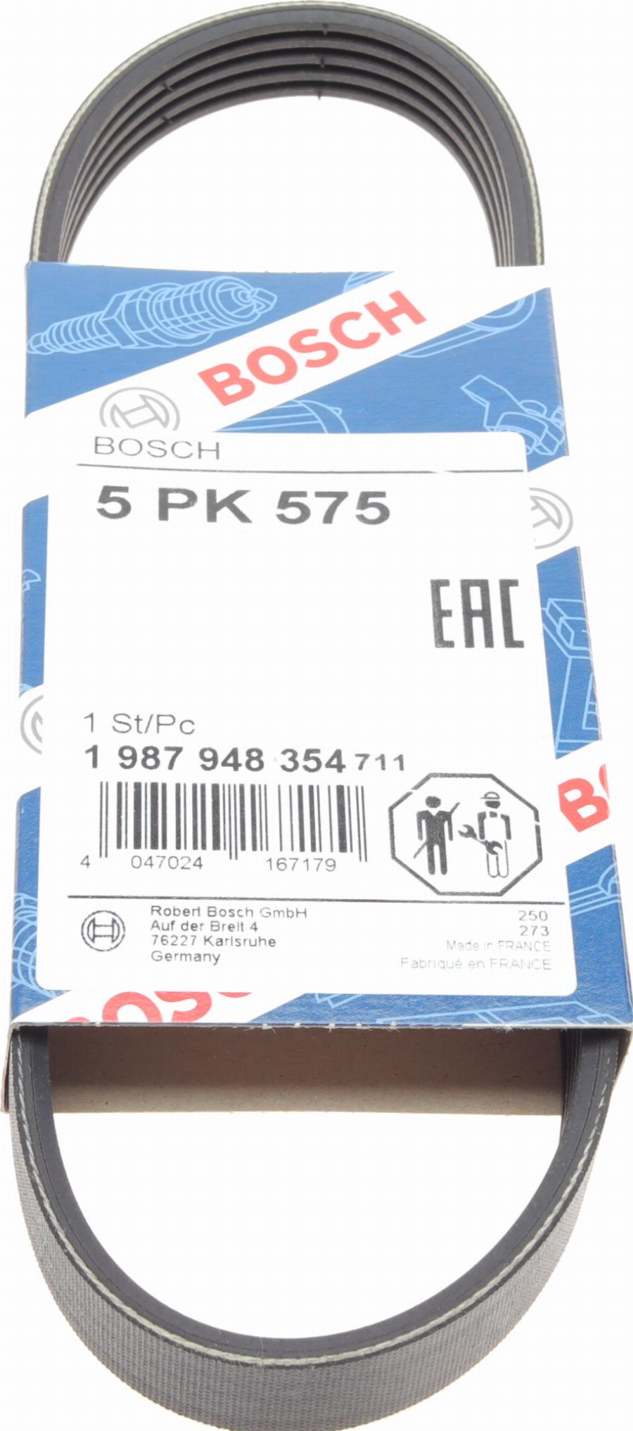 BOSCH 1 987 948 354 - V-Ribbed Belt parts5.com