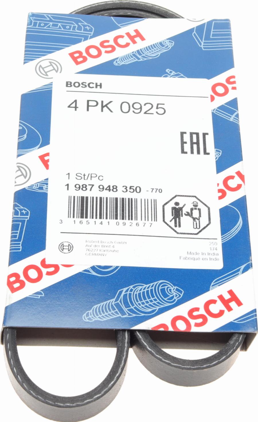 BOSCH 1 987 948 350 - Поликлиновой ремень parts5.com