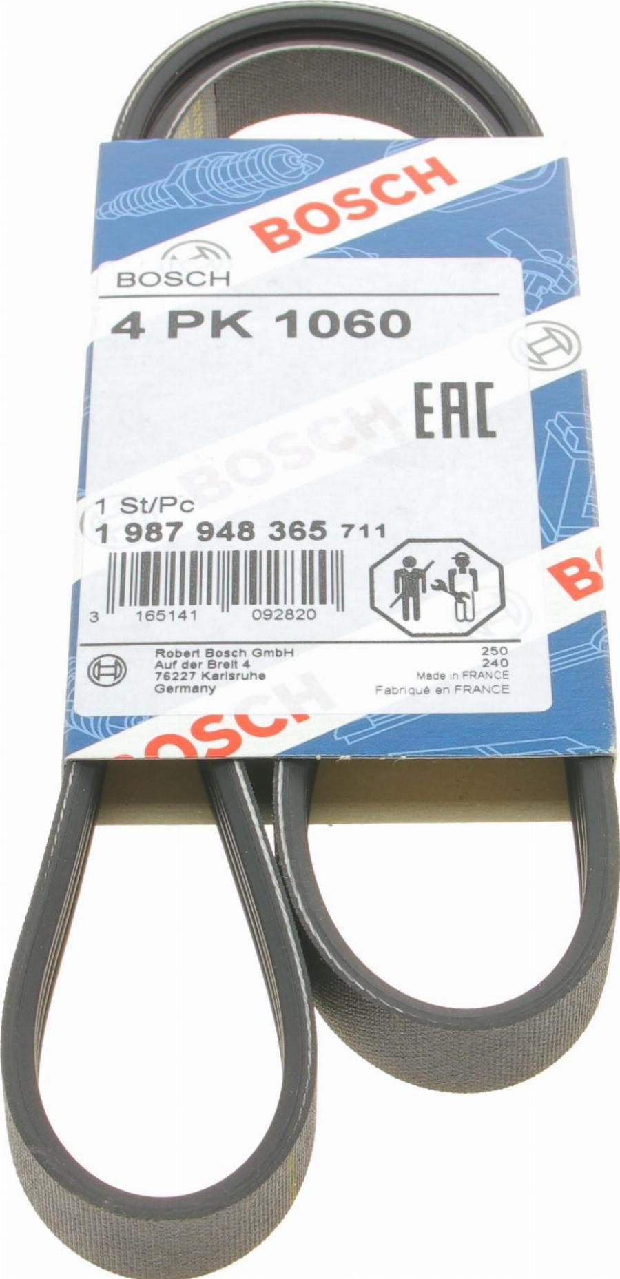 BOSCH 1 987 948 365 - Klinasti rebrasti kaiš parts5.com