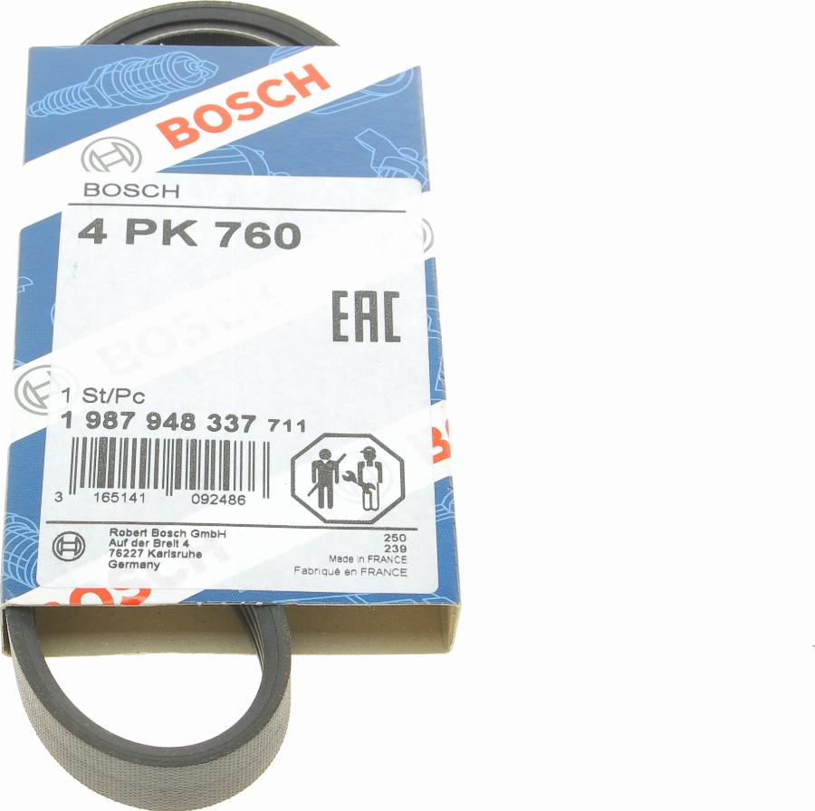 BOSCH 1 987 948 337 - V-Ribbed Belt parts5.com