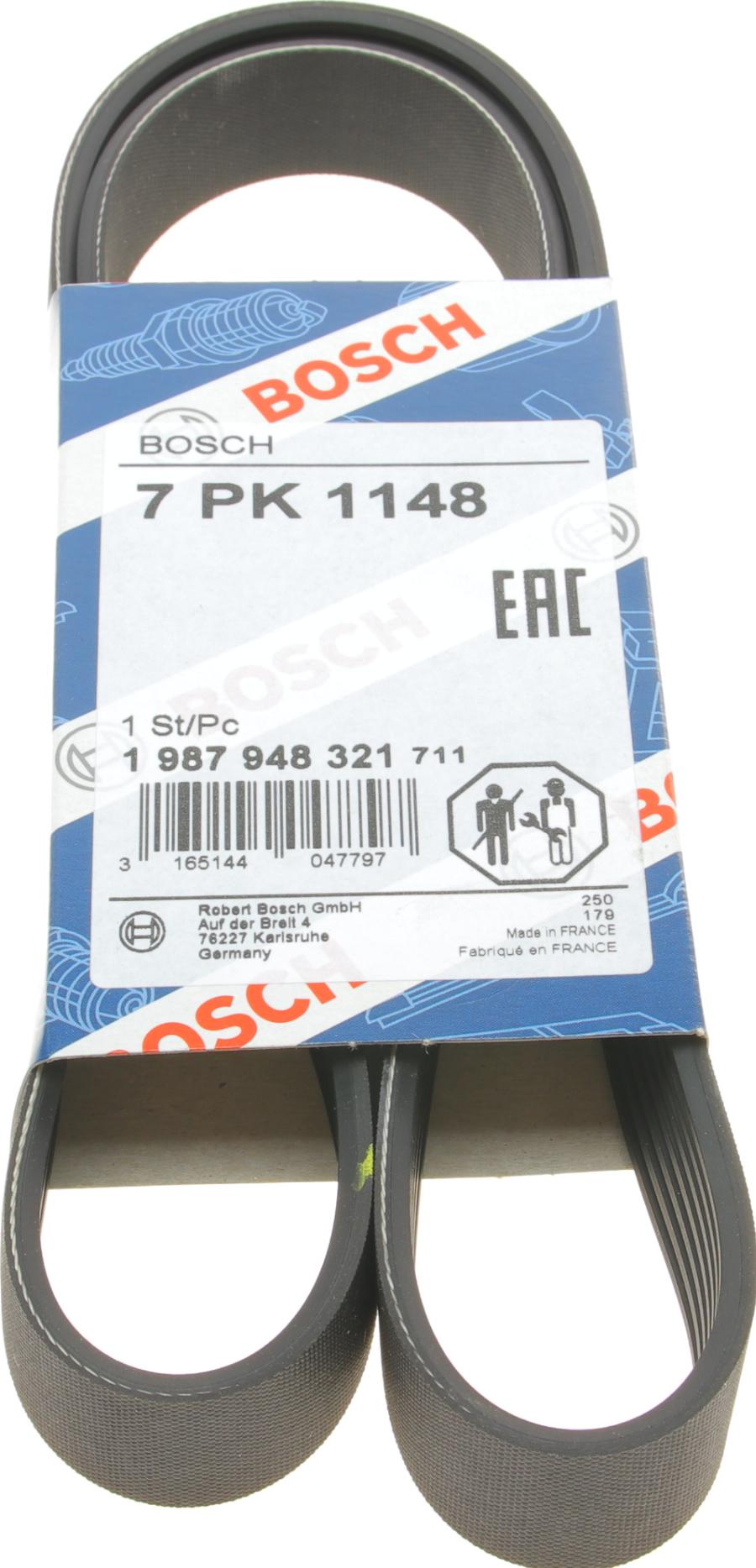 BOSCH 1 987 948 321 - Pasek klinowy wielorowkowy parts5.com