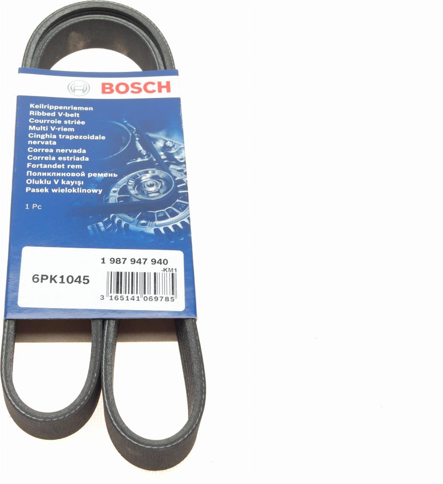 BOSCH 1 987 947 940 - Courroie trapézoïdale à nervures parts5.com