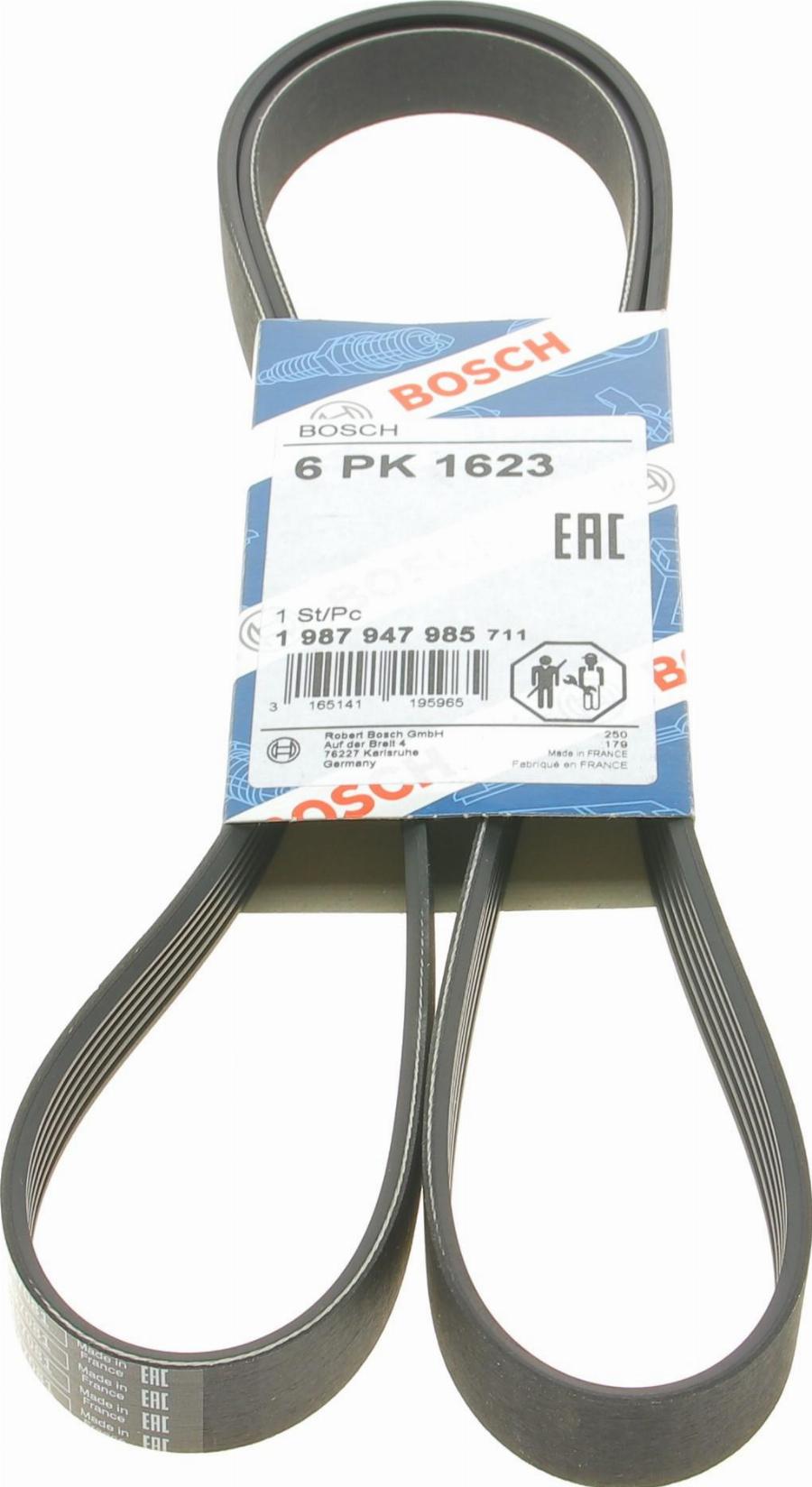 BOSCH 1 987 947 985 - Klinasti rebrasti kaiš parts5.com