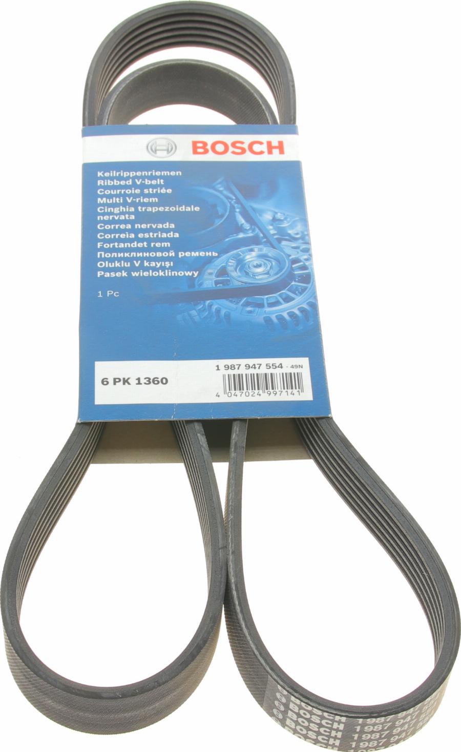 BOSCH 1 987 947 554 - Curea transmisie cu caneluri parts5.com