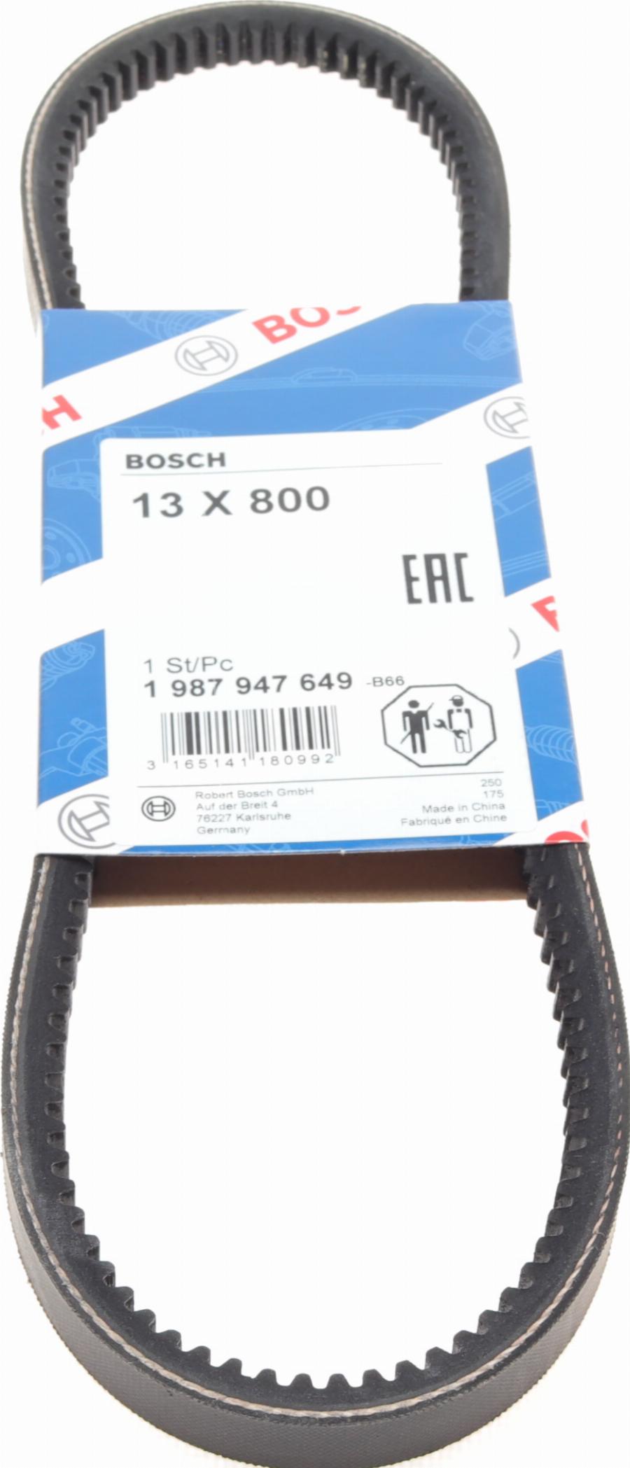 BOSCH 1 987 947 649 - Curea transmisie parts5.com