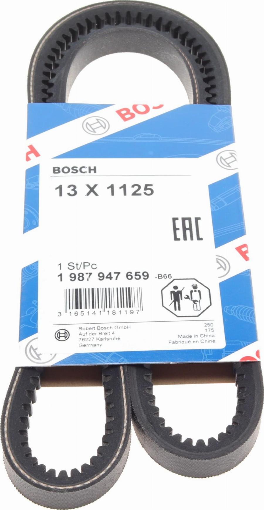 BOSCH 1 987 947 659 - Klínový řemen parts5.com