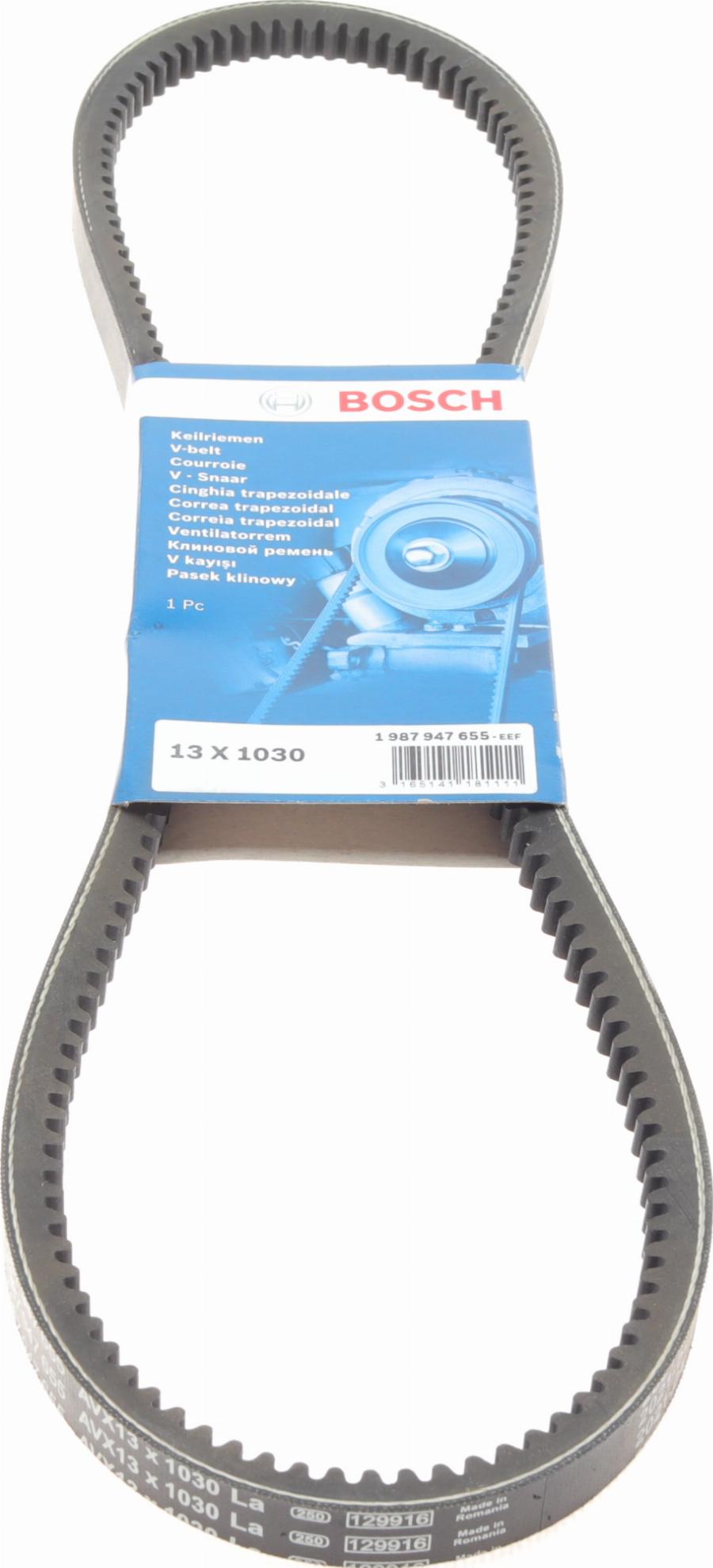 BOSCH 1 987 947 655 - Klinový remen parts5.com