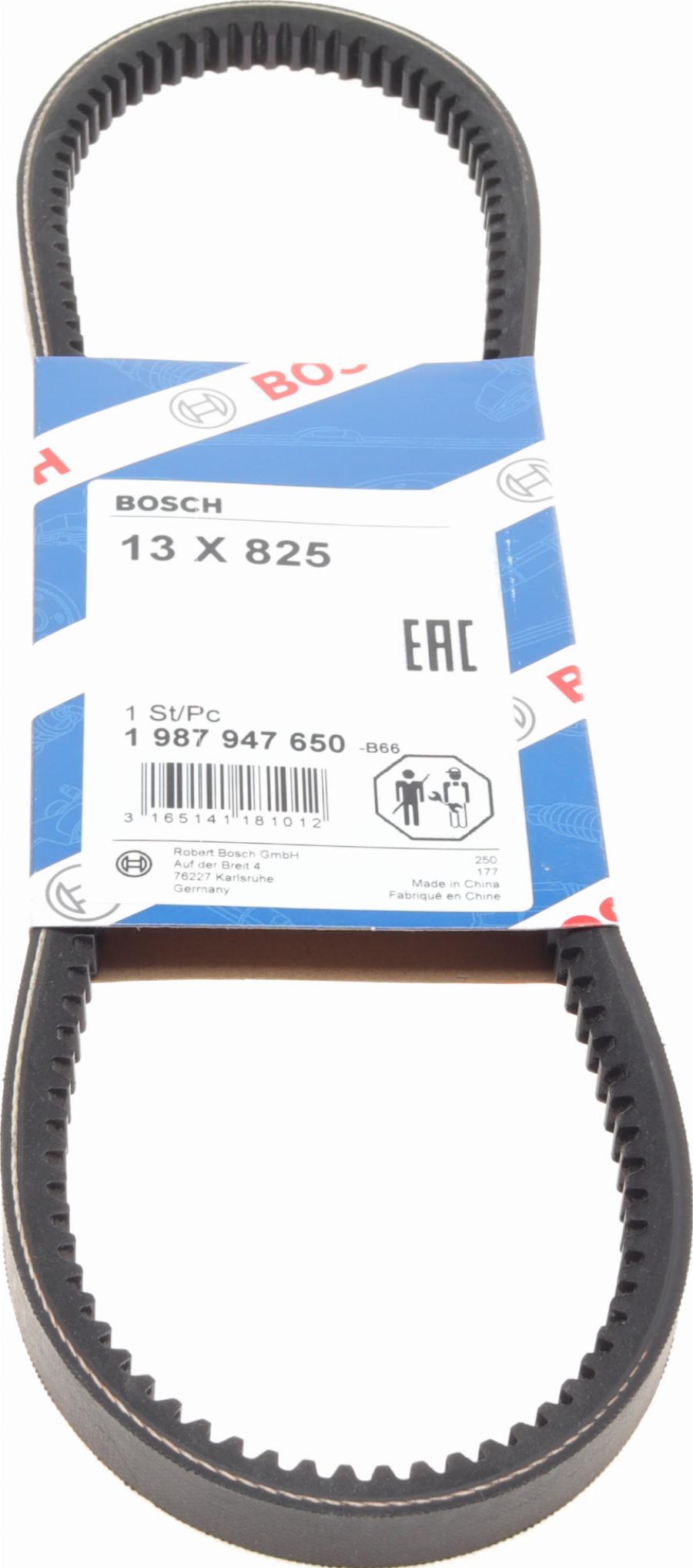 BOSCH 1 987 947 650 - Curea transmisie parts5.com