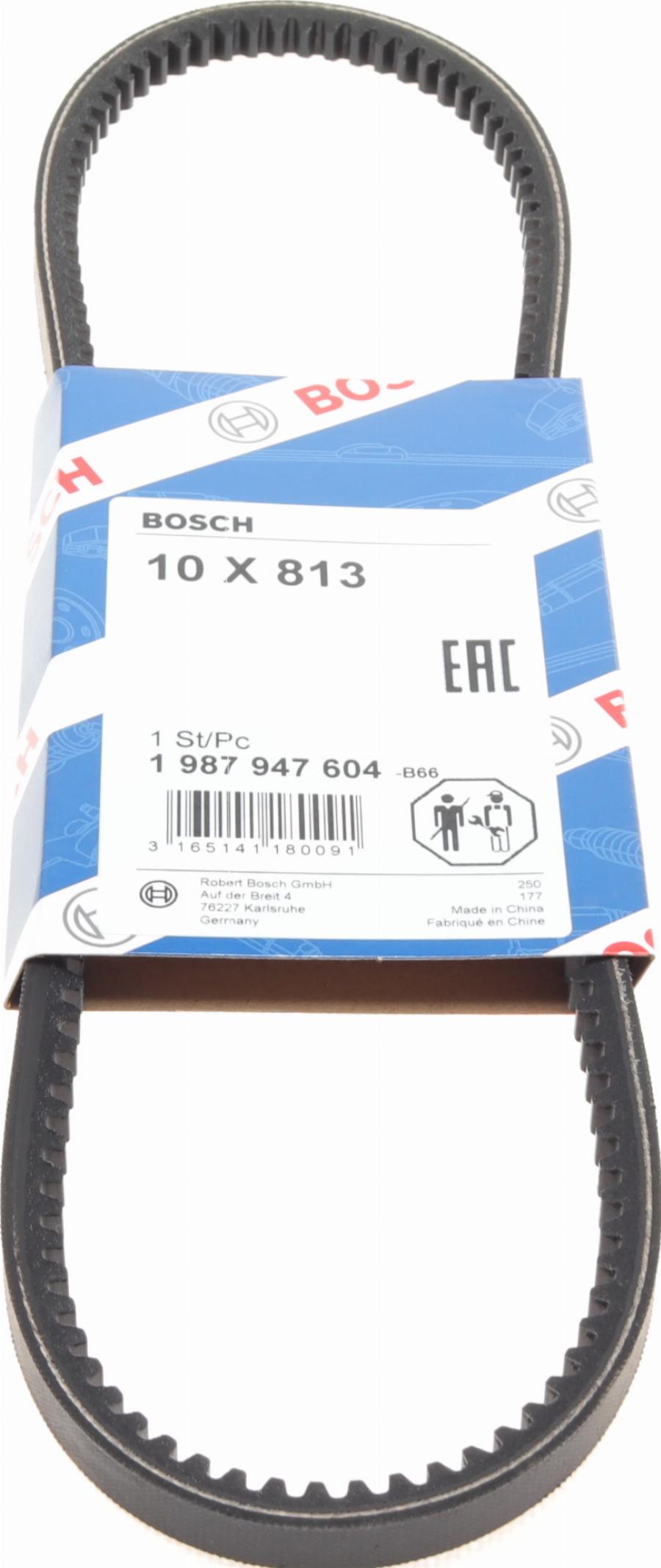 BOSCH 1 987 947 604 - Klinasti jermen parts5.com