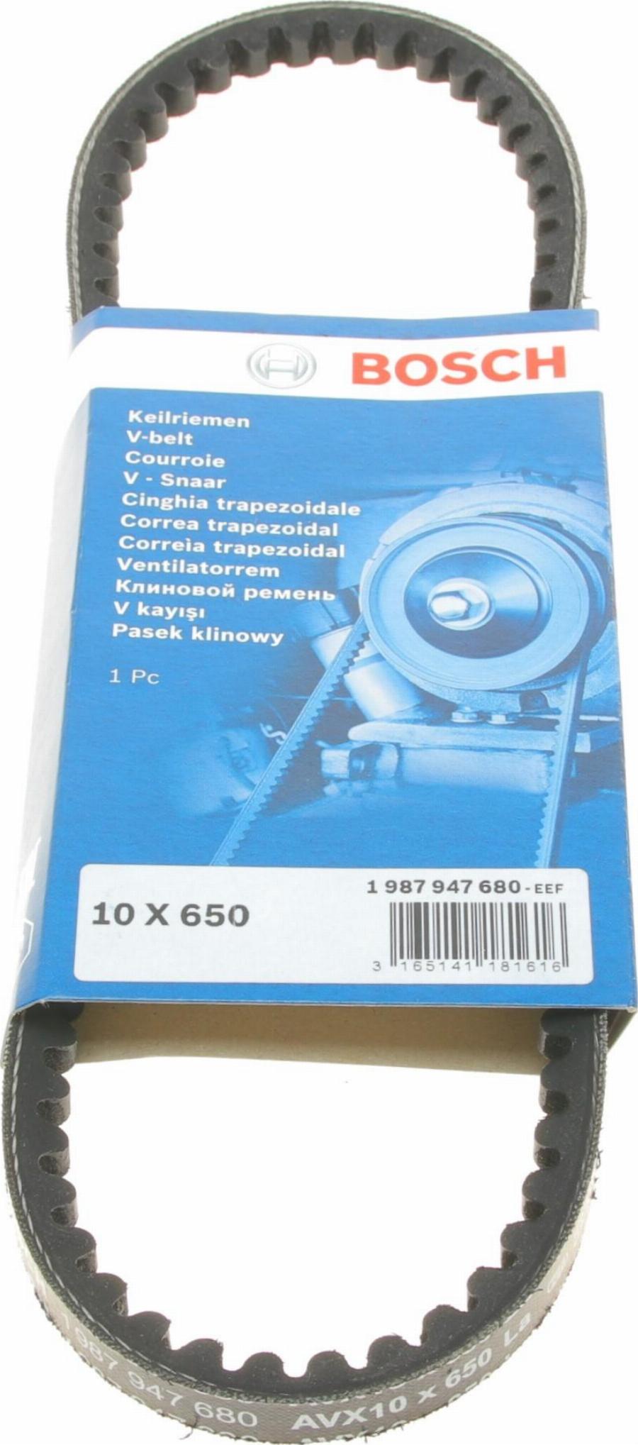 BOSCH 1 987 947 680 - Klínový řemen parts5.com