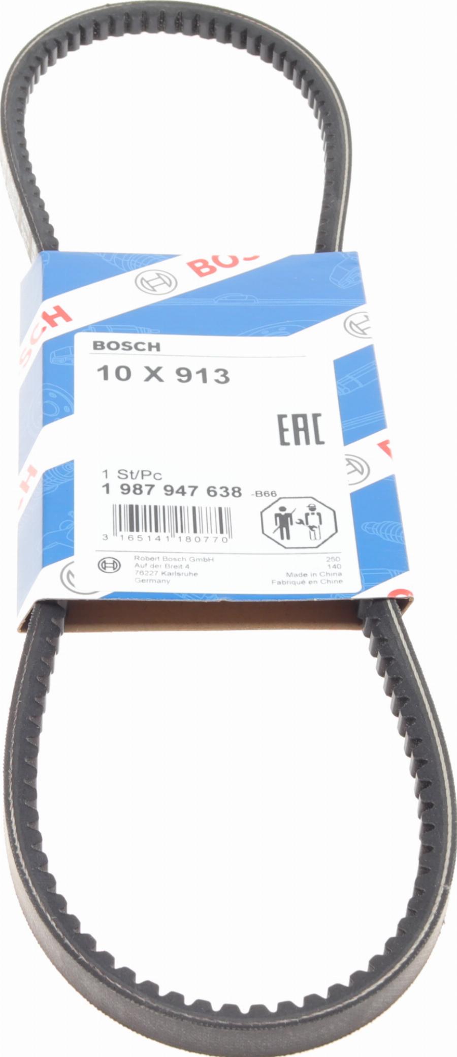 BOSCH 1 987 947 638 - Klínový řemen parts5.com