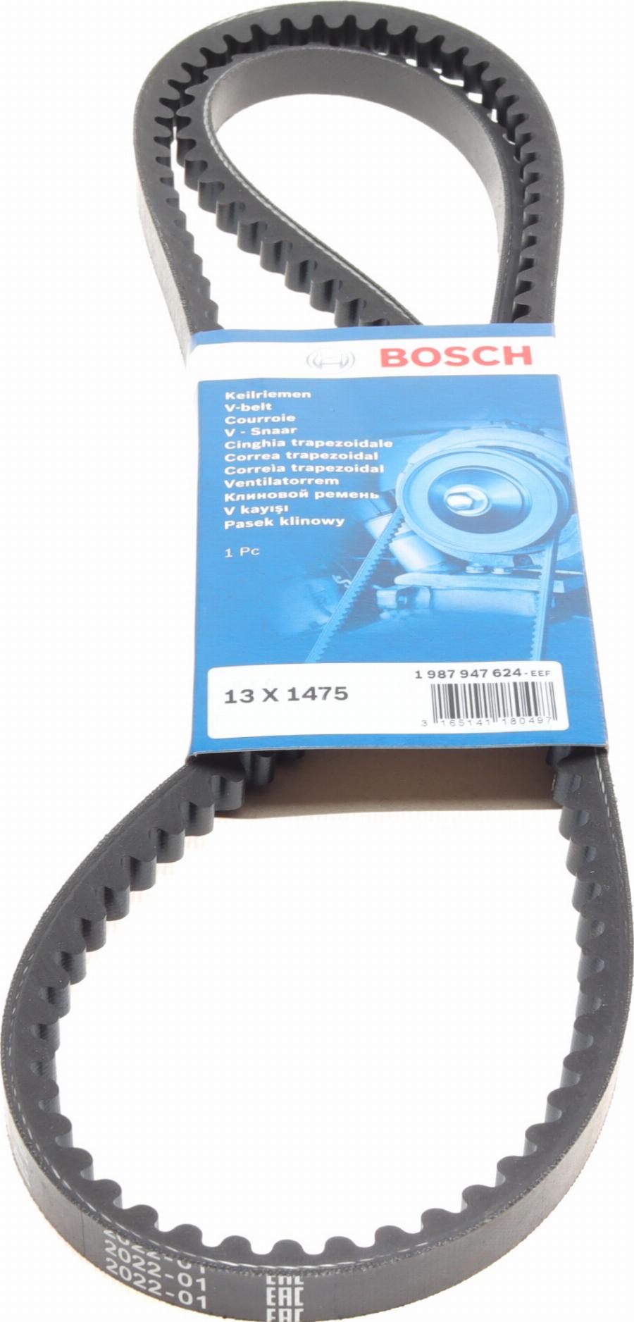 BOSCH 1 987 947 624 - Τραπεζοειδής ιμάντας parts5.com