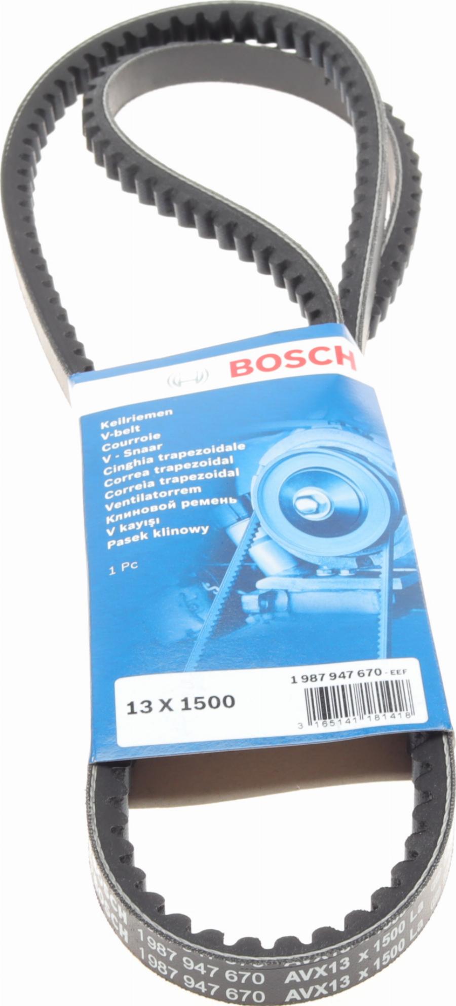 BOSCH 1 987 947 670 - Curea transmisie parts5.com