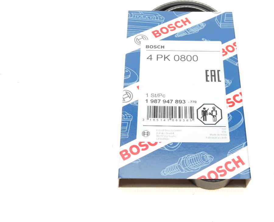 BOSCH 1 987 947 893 - Pasek klinowy wielorowkowy parts5.com