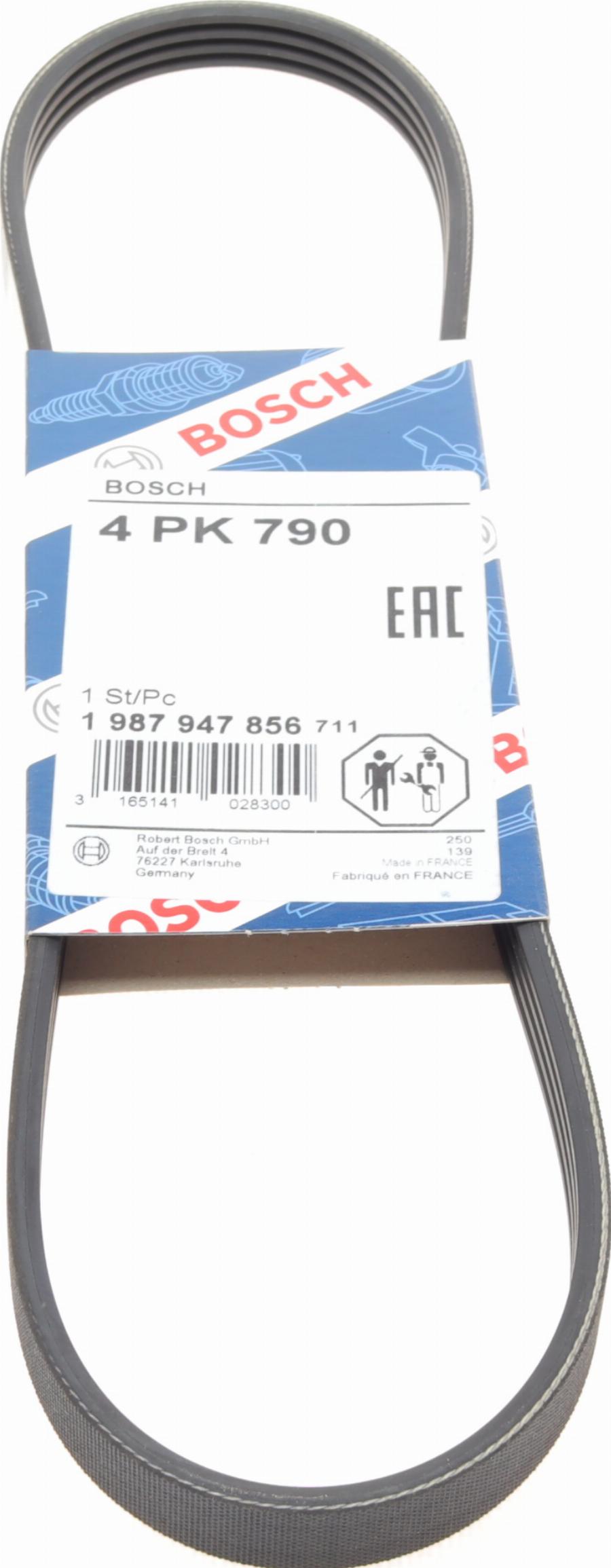 BOSCH 1 987 947 856 - Pasek klinowy wielorowkowy parts5.com