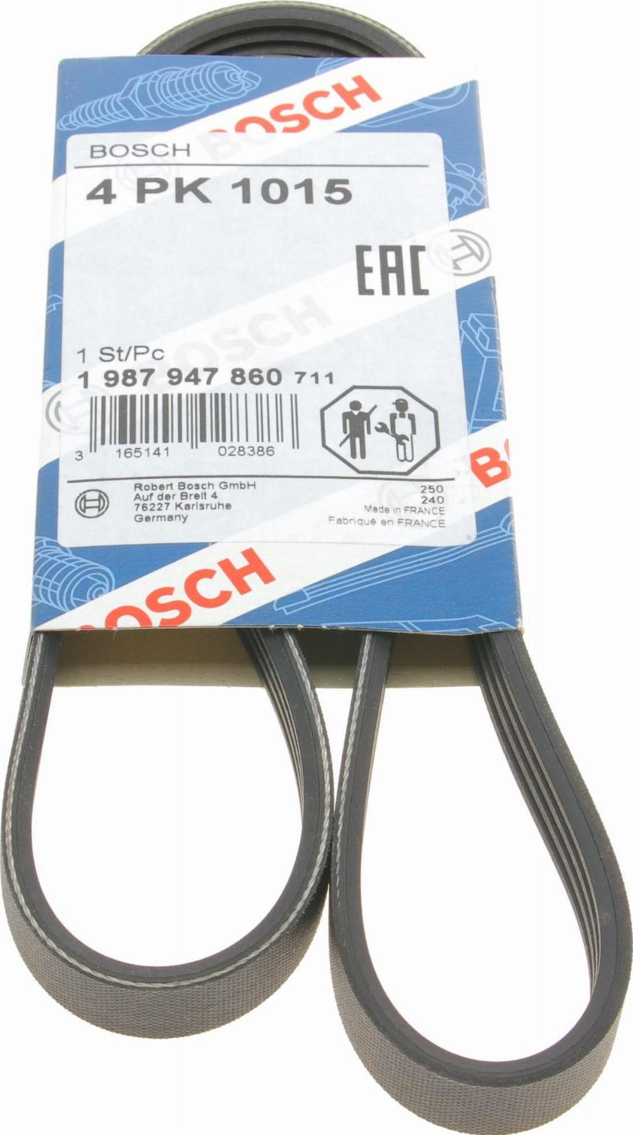 BOSCH 1 987 947 860 - Kanallı V kayışı parts5.com