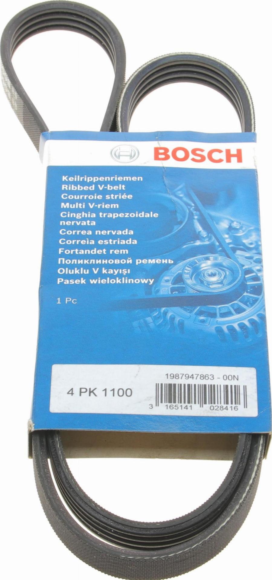 BOSCH 1 987 947 863 - Curea transmisie cu caneluri parts5.com