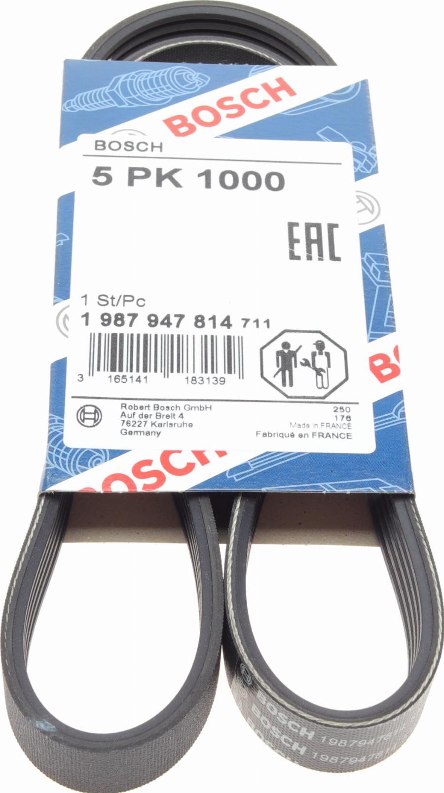 BOSCH 1 987 947 814 - Ιμάντας poly-V parts5.com