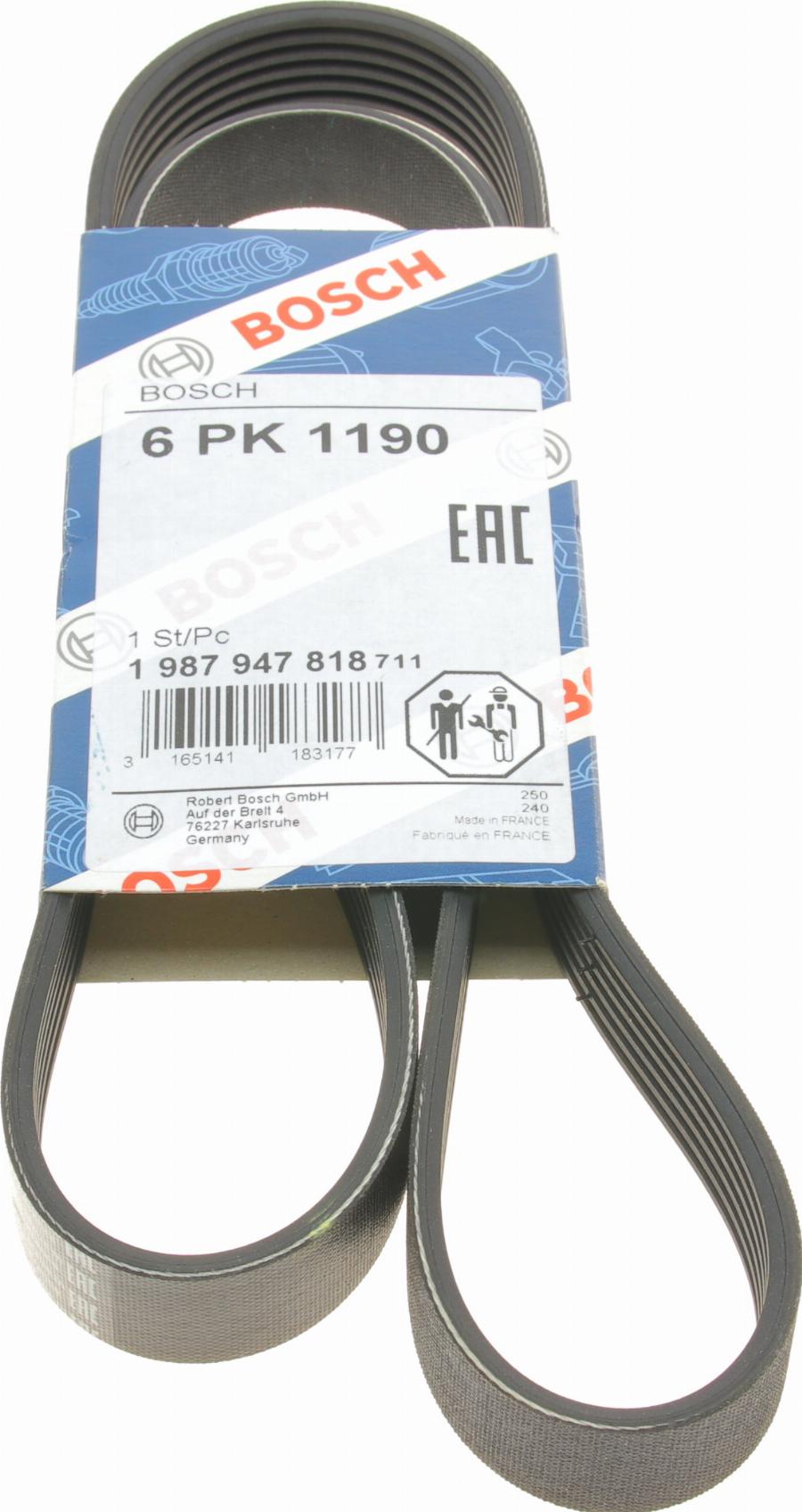 BOSCH 1 987 947 818 - Klinasti rebrasti remen parts5.com