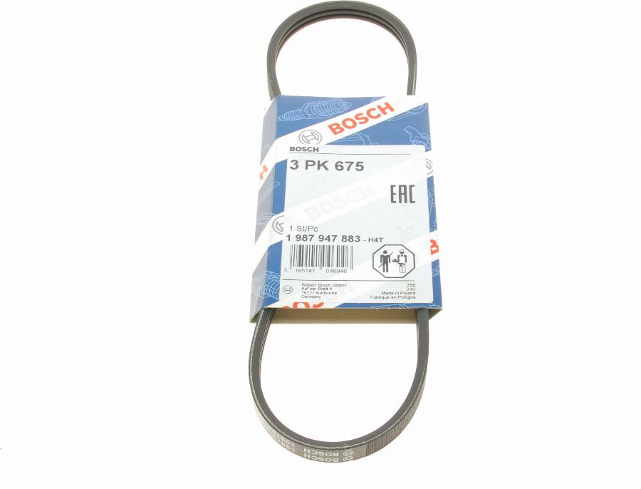 BOSCH 1 987 947 883 - V-Ribbed Belt parts5.com