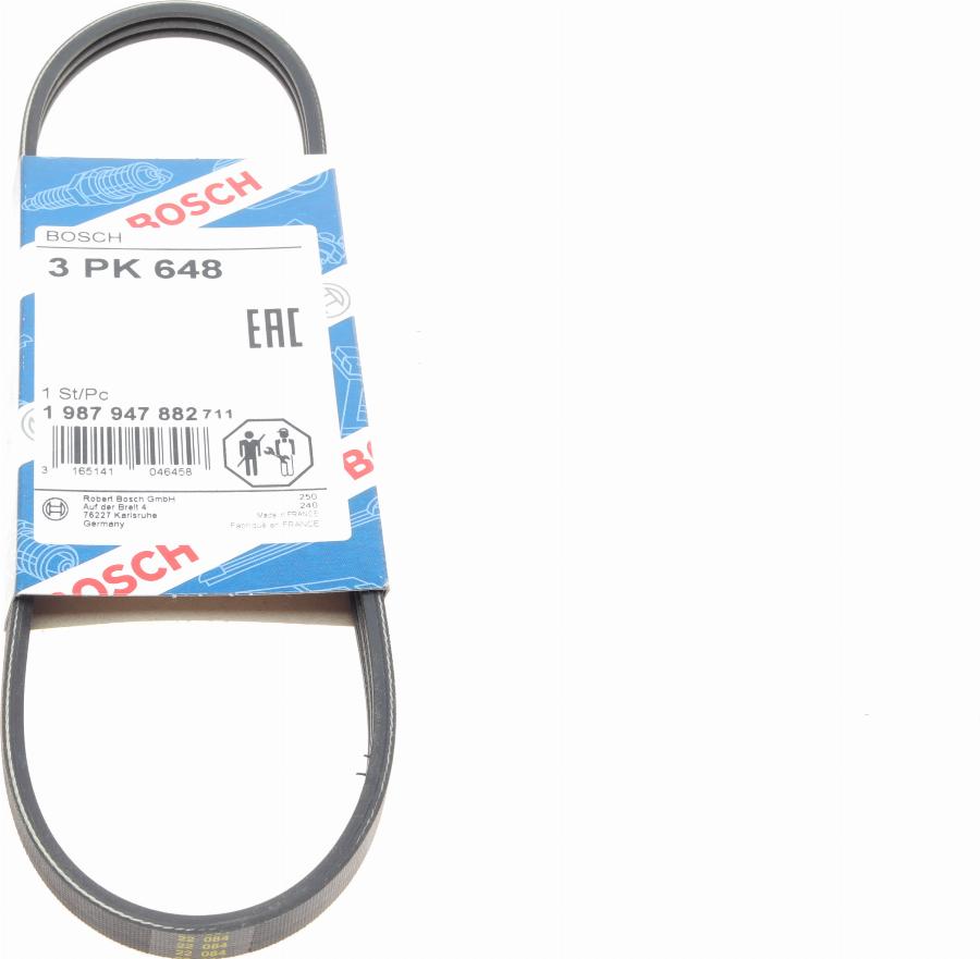 BOSCH 1 987 947 882 - Klinasti rebrasti remen parts5.com