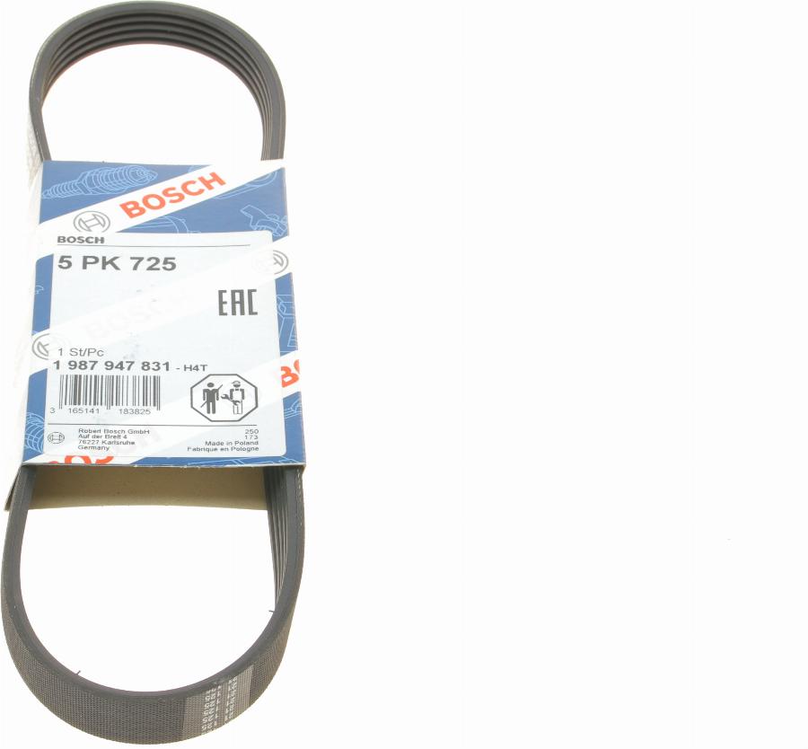 BOSCH 1 987 947 831 - V-Ribbed Belt parts5.com