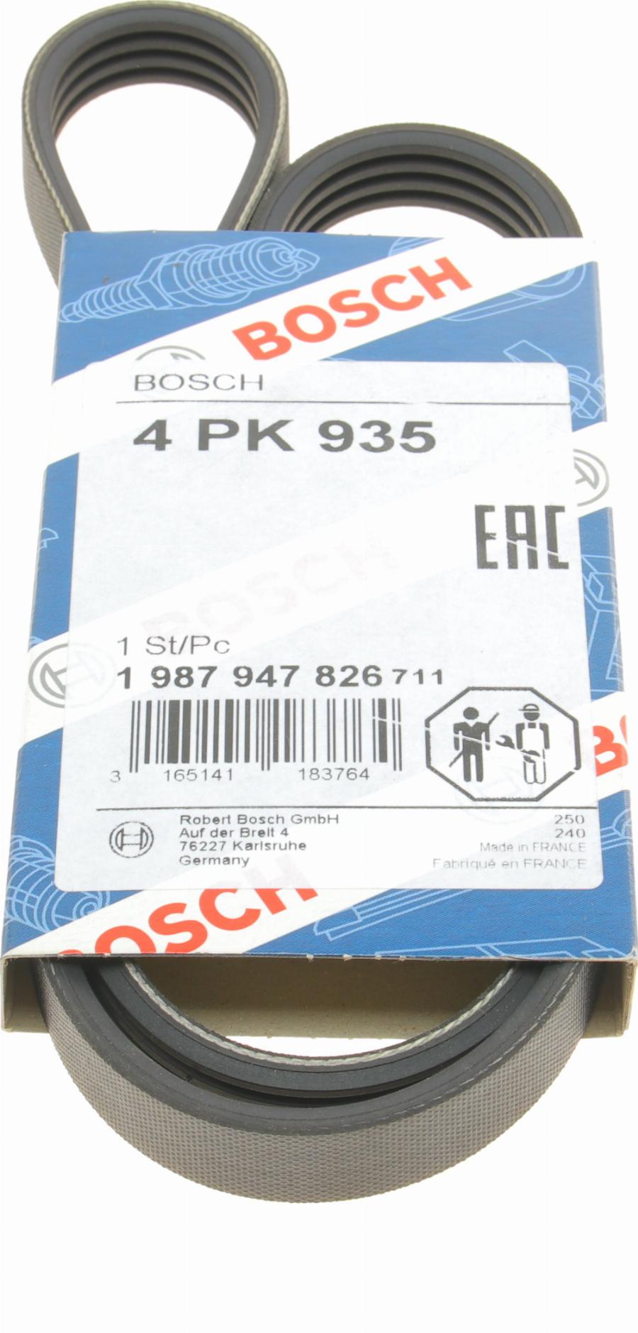 BOSCH 1 987 947 826 - Pasek klinowy wielorowkowy parts5.com