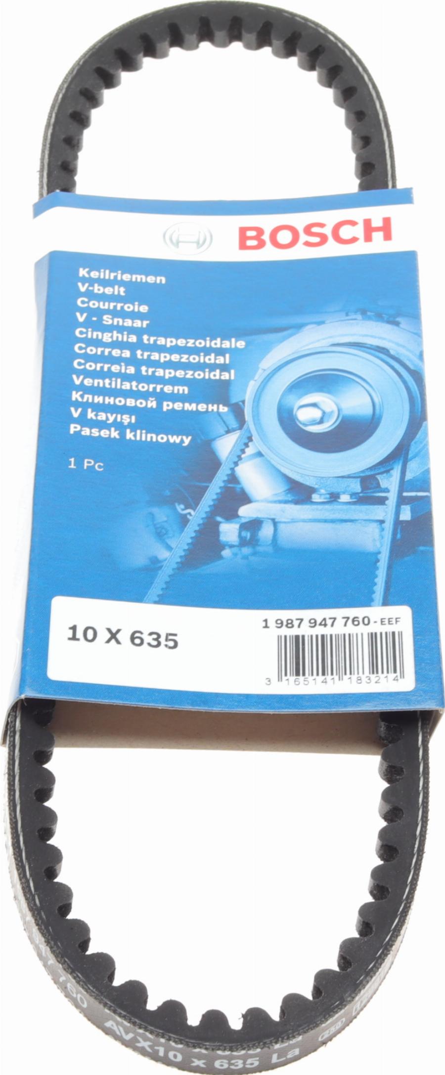 BOSCH 1 987 947 760 - Correa trapezoidal parts5.com