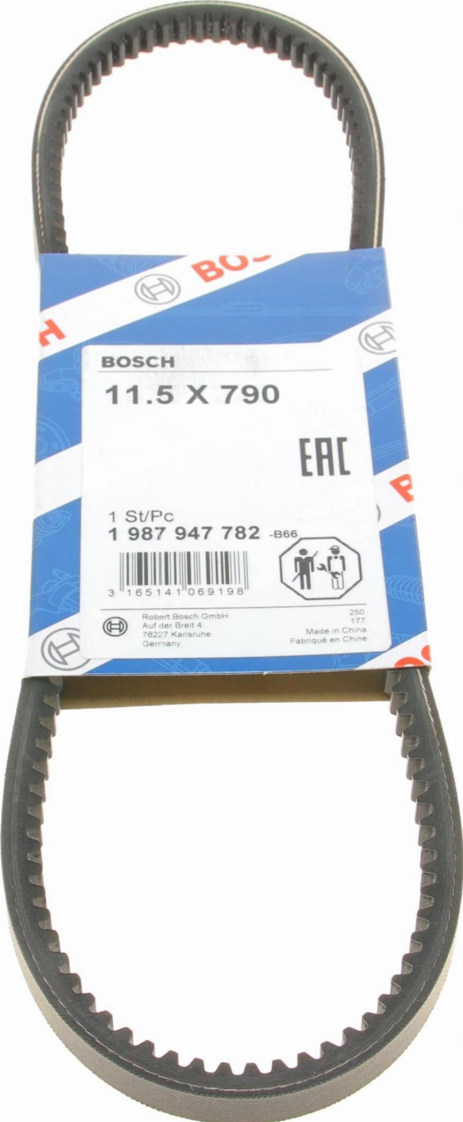 BOSCH 1 987 947 782 - V-kayışı parts5.com